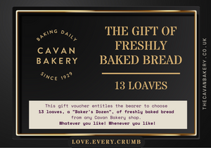 Bread Gift Voucher (13 loaves - a Baker's Dozen!)