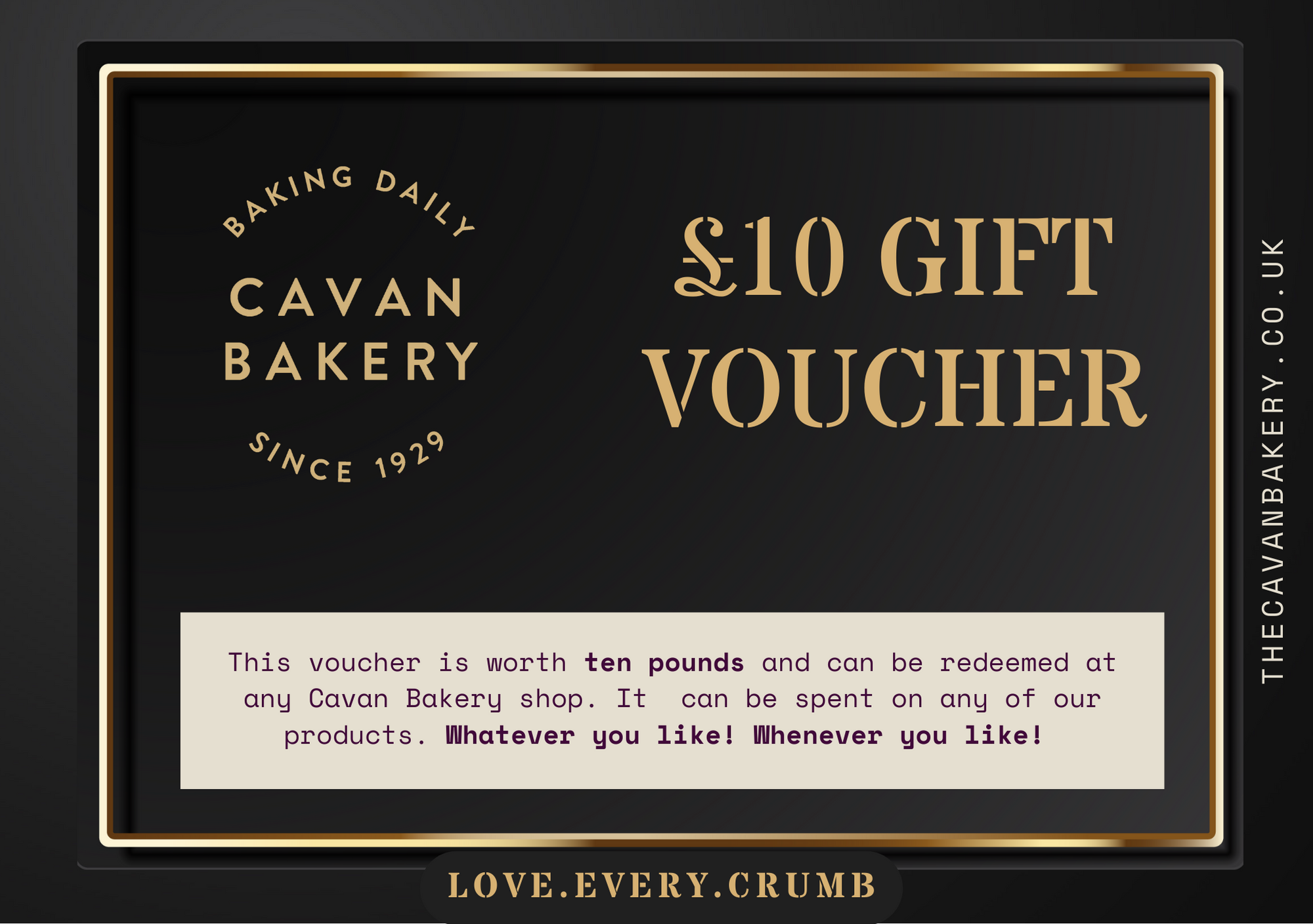 Cavan Bakery Gift Voucher